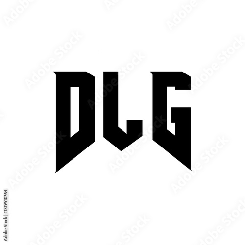 DLG letter logo design for technology company. DLG logo design black and white color combination. DLG logo, DLG vector, DLG design, DLG icon, DLG alphabet. DLG typography logo design.