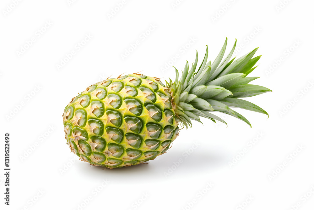 Fresh pineapple, whole, isolated on white Fresh pineapple, whole, isolated on white