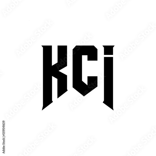 Wallpaper Mural KCI letter logo design for technology company. KCI logo design black and white color combination. KCI logo, KCI vector, KCI design, KCI icon, KCI alphabet. KCI typography logo design. Torontodigital.ca