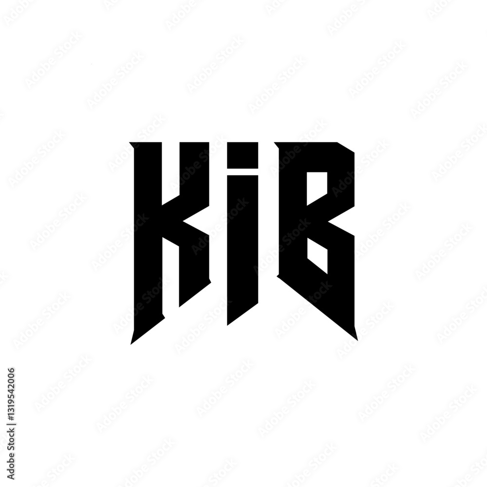 KIB letter logo design for technology company. KIB logo design black and white color combination. KIB logo, KIB vector, KIB design, KIB icon, KIB alphabet. KIB typography logo design. KIB letter logo design for technology company. KIB logo design black and white color combination. KIB logo, KIB vector, KIB design, KIB icon, KIB alphabet. KIB typography logo design.
