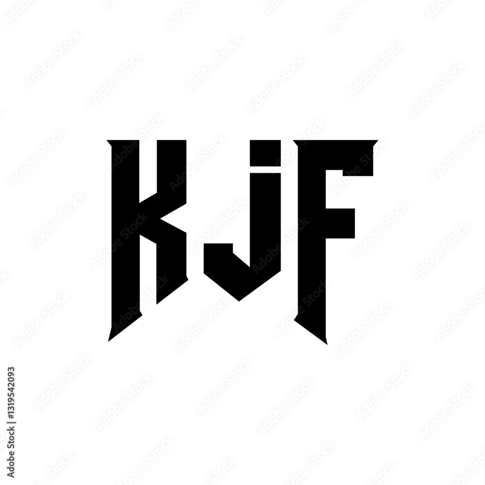 KJF letter logo design for technology company. KJF logo design black and white color combination. KJF logo, KJF vector, KJF design, KJF icon, KJF alphabet. KJF typography logo design. KJF letter logo design for technology company. KJF logo design black and white color combination. KJF logo, KJF vector, KJF design, KJF icon, KJF alphabet. KJF typography logo design.