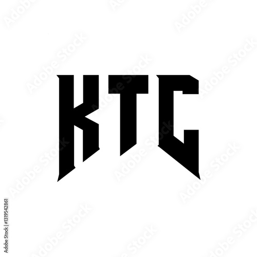 Wallpaper Mural KTC letter logo design for technology company. KTC logo design black and white color combination. KTC logo, KTC vector, KTC design, KTC icon, KTC alphabet. KTC typography logo design. Torontodigital.ca