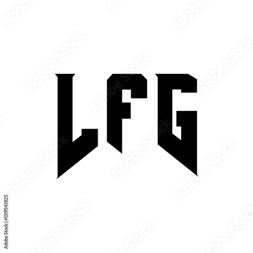 Wallpaper Mural LFG letter logo design for technology company. LFG logo design black and white color combination. LFG logo, LFG vector, LFG design, LFG icon, LFG alphabet. LFG typography logo design. Torontodigital.ca