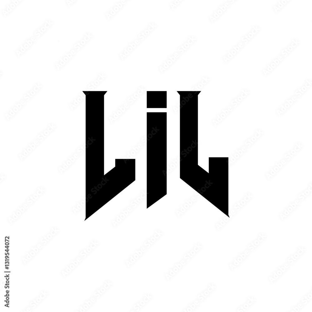 LIL letter logo design for technology company. LIL logo design black and white color combination. LIL logo, LIL vector, LIL design, LIL icon, LIL alphabet. LIL typography logo design. LIL letter logo design for technology company. LIL logo design black and white color combination. LIL logo, LIL vector, LIL design, LIL icon, LIL alphabet. LIL typography logo design.