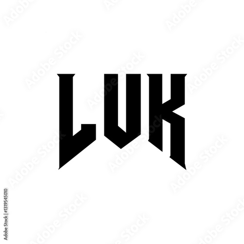 LUK letter logo design for technology company. LUK logo design black and white color combination. LUK logo, LUK vector, LUK design, LUK icon, LUK alphabet. LUK typography logo design.