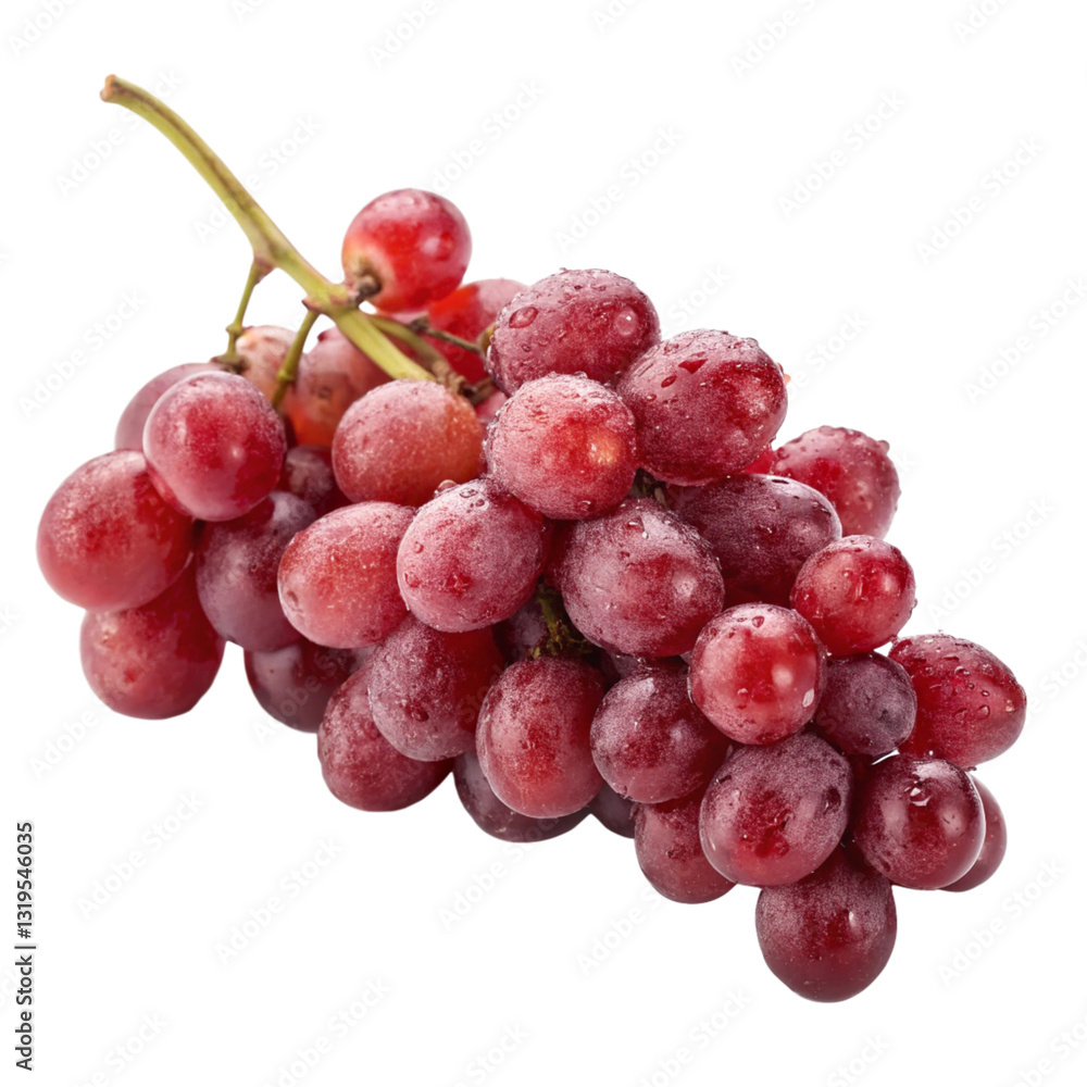bunch of red grapes isolated bunch of red grapes isolated