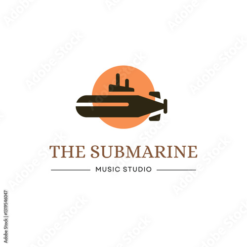 The Submarine Music Studio Logo: A Creative Haven for Musicians, Offering Professional Recording, Mixing, and Mastering Services to Bring Your Musical Vision to Life