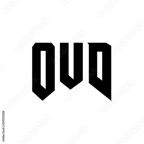 OUD letter logo design for technology company. OUD logo design black and white color combination. OUD logo, OUD vector, OUD design, OUD icon, OUD alphabet. OUD typography logo design.