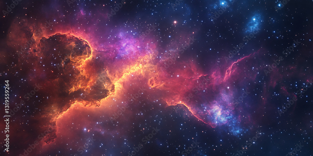 Naklejka premium Vibrant Electric Music Festival with Flashing Strobe Lights for High-Energy Events, Nightlife, or Dance Culture