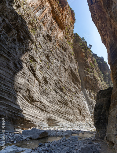 Obraz na płótnie Samaria Gorge - Iron Gates w salonie
