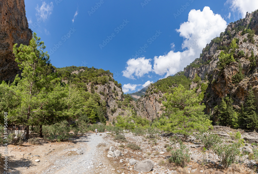 Samaria Gorge Landscape