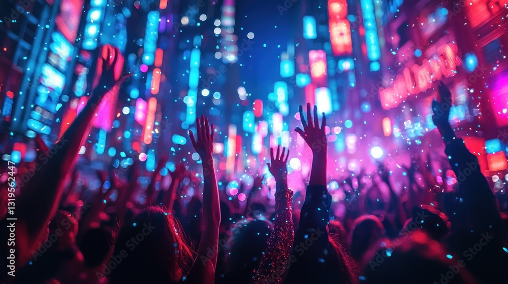 © tydeline - Energetic crowd at a vibrant concert