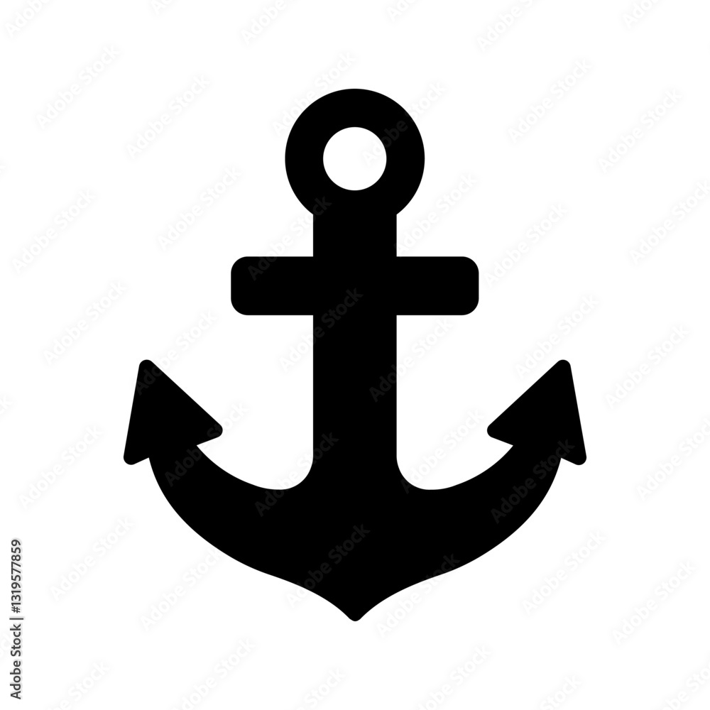 Anchor icon set. for mobile concept and web design color editable Anchor icon set. for mobile concept and web design color editable