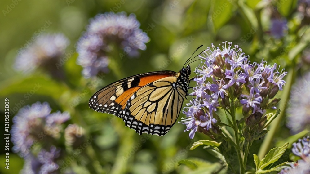 Obraz premium butterfly on a flower