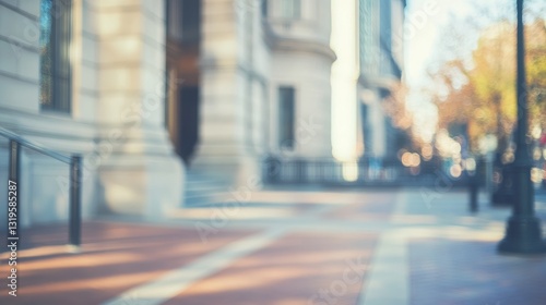 Blurred courthouse area background