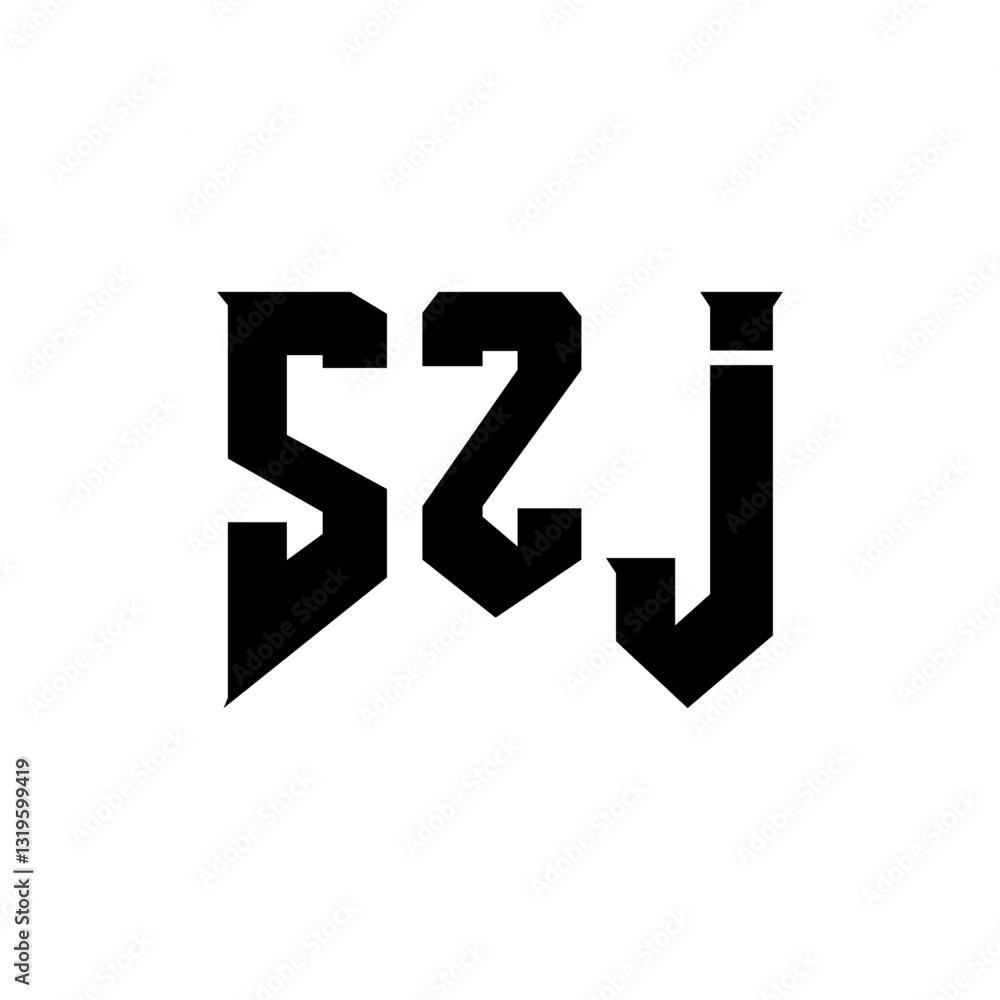 SZJ letter logo design for technology company. SZJ logo design black and white color combination. SZJ logo, SZJ vector, SZJ design, SZJ icon, SZJ alphabet. SZJ typography logo design. SZJ letter logo design for technology company. SZJ logo design black and white color combination. SZJ logo, SZJ vector, SZJ design, SZJ icon, SZJ alphabet. SZJ typography logo design.