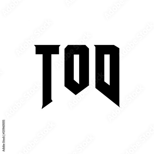 TOD letter logo design for technology company. TOD logo design black and white color combination. TOD logo, TOD vector, TOD design, TOD icon, TOD alphabet. TOD typography logo design.