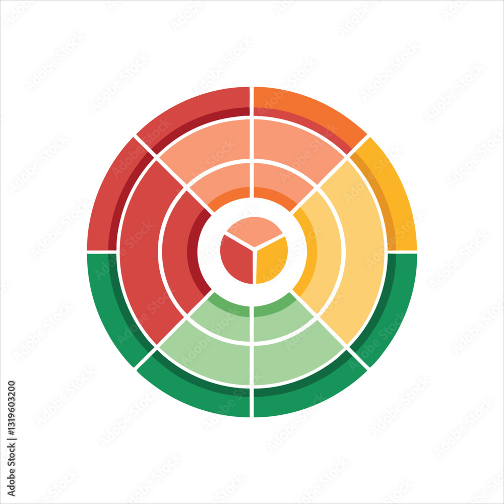 Circle Diagram Illustration Icon Silhouette Vector Design Circle Diagram Illustration Icon Silhouette Vector Design