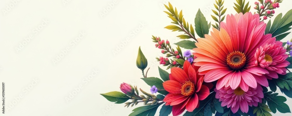 Intricate floral bouquet, symbolic of strength and growth , floral art, empowerment Intricate floral bouquet, symbolic of strength and growth , floral art, empowerment