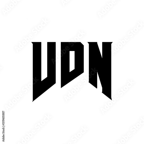 VDN letter logo design for technology company. VDN logo design black and white color combination. VDN logo, VDN vector, VDN design, VDN icon, VDN alphabet. VDN typography logo design.