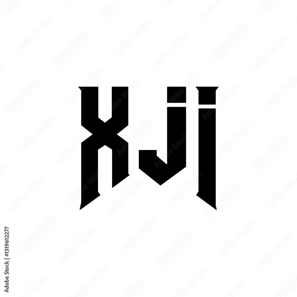 XJI letter logo design for technology company. XJI logo design black and white color combination. XJI logo, XJI vector, XJI design, XJI icon, XJI alphabet. XJI typography logo design. XJI letter logo design for technology company. XJI logo design black and white color combination. XJI logo, XJI vector, XJI design, XJI icon, XJI alphabet. XJI typography logo design.