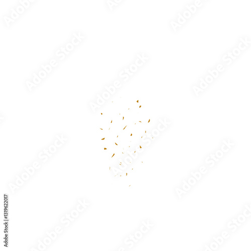 sprinkle gold powder