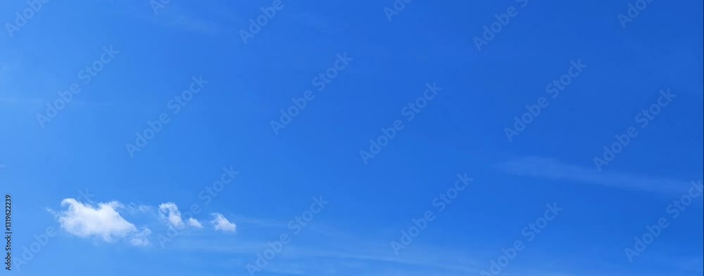 Beautiful panoramic blue sky with White clouds Beautiful panoramic blue sky with White clouds