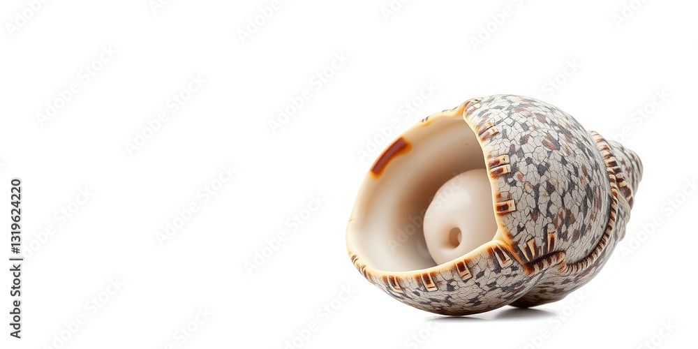 Periwinkle Seashell: Coastal Seascape Detail Periwinkle Seashell: Coastal Seascape Detail