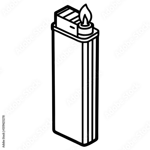 vector illustration of a gas can