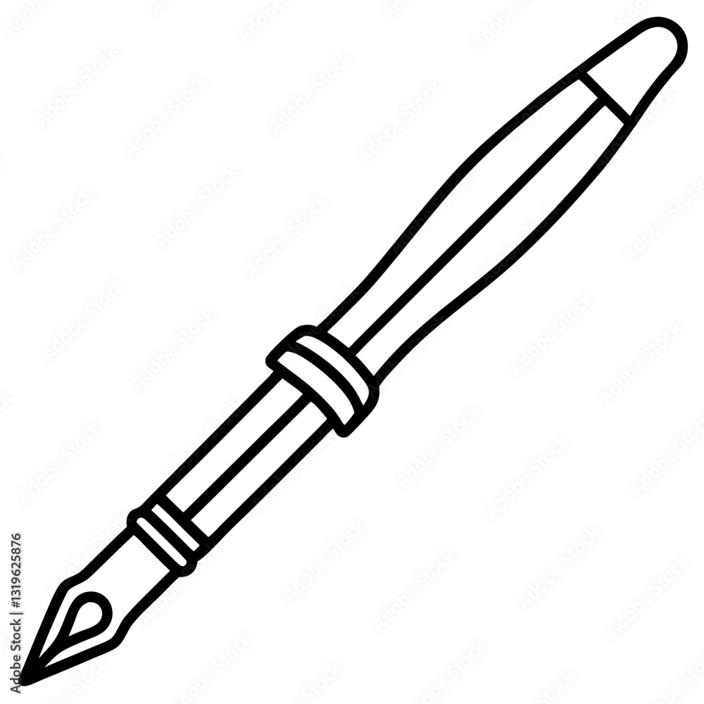 pen isolated on white background