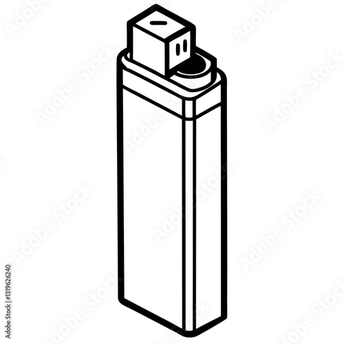 black gas lighter
