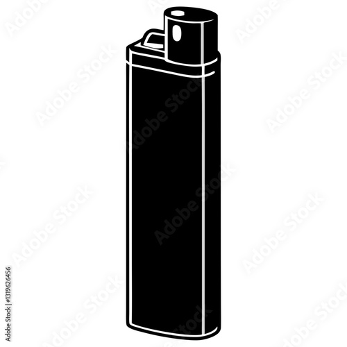 black gas lighter