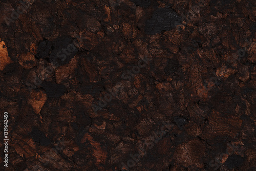 Wallpaper Mural Texture of dark cork with oil finish Torontodigital.ca