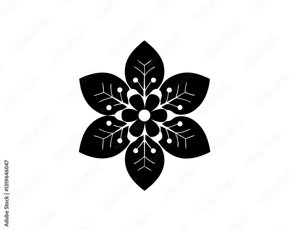 creative details jasmine icon Vector Illustration creative details jasmine icon Vector Illustration