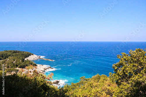 Photography View of the sea from above - Pelion peninsula