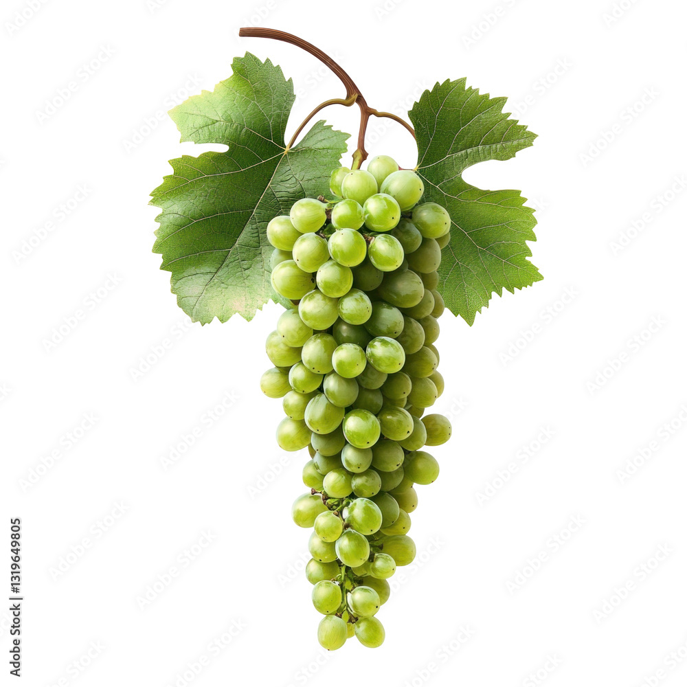 Fototapeta premium bunch of grapes isolated on white