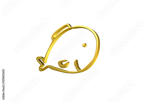 Obraz na płótnie rysunek, ilustracja, 3d, symbol, projekt w salonie