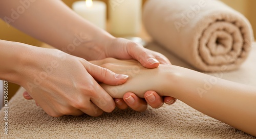 Relaxing Hand Massage at Spa