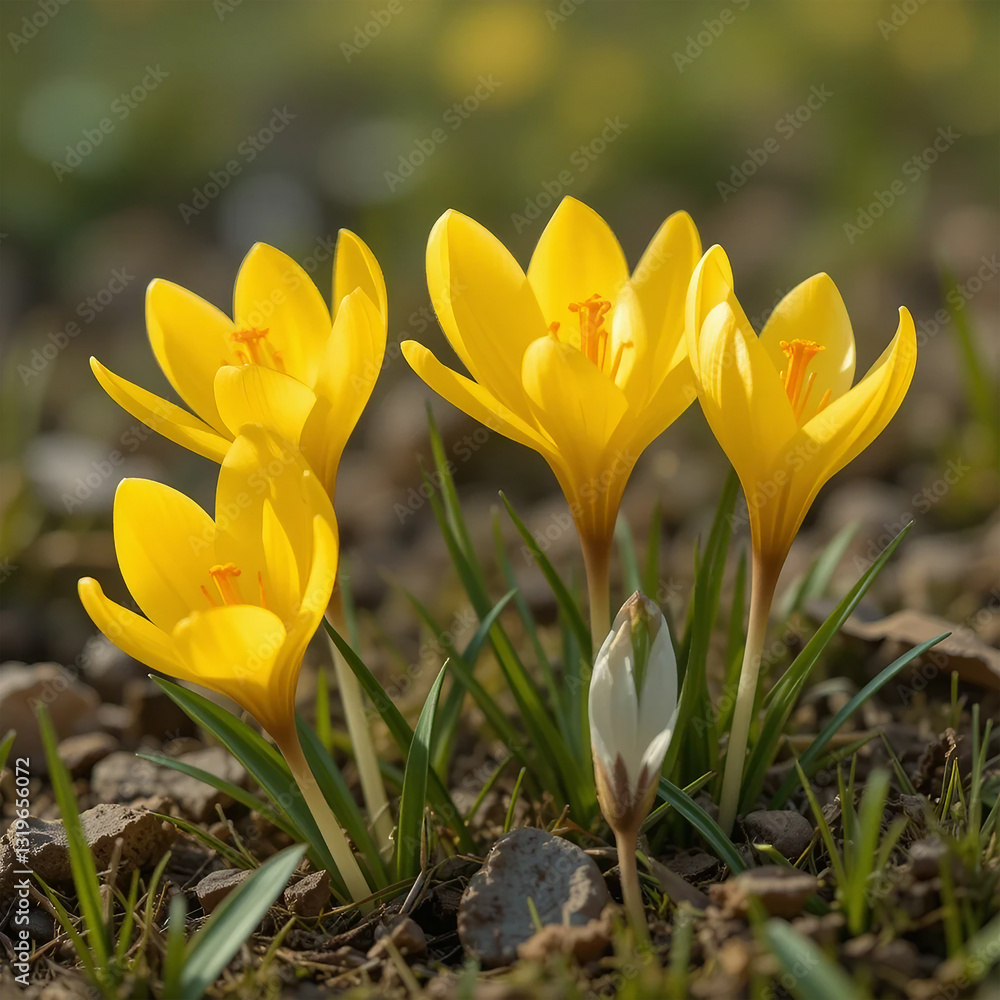 Fototapeta premium Spring Flowers, Colorful Flowers Blooms
