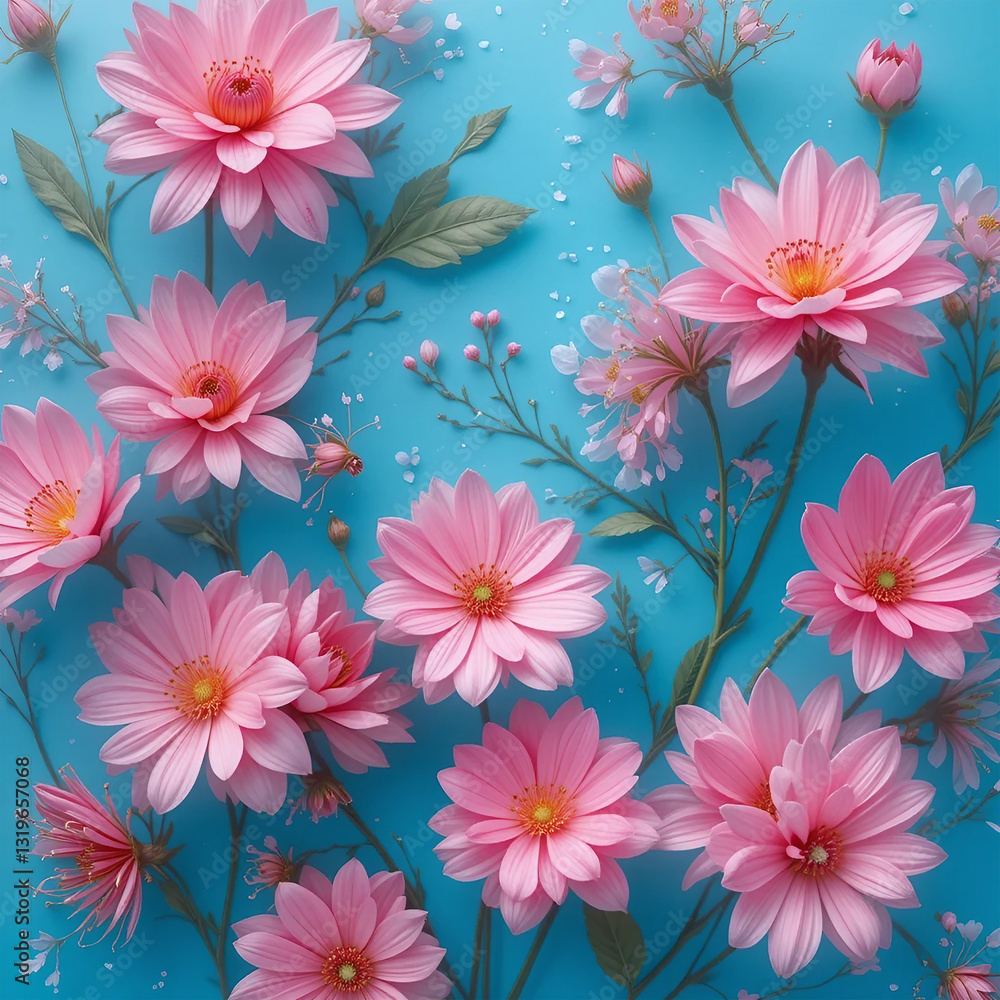 Spring Flowers, Colorful Flowers Blooms Spring Flowers, Colorful Flowers Blooms