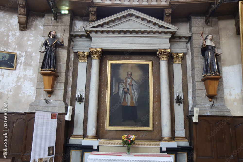Chapelle Notre-Dame Libératrice, chapelle votive du 17ème siècle, ville de Salins les Bains, département du Jura, France