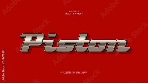 3d text automotive, editable text gold effect