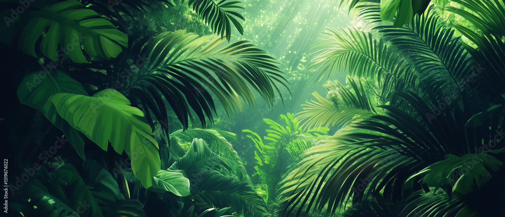 Fototapeta premium Tropical illustration