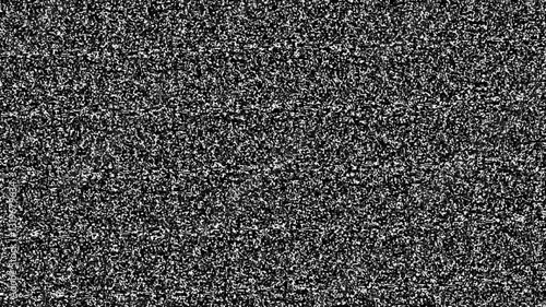 TV noise No signal of analog television .Noise on a old TV screen. tv screen noise glitch effect. Glitch static white noise television . old TV switch off Flickering Noise.