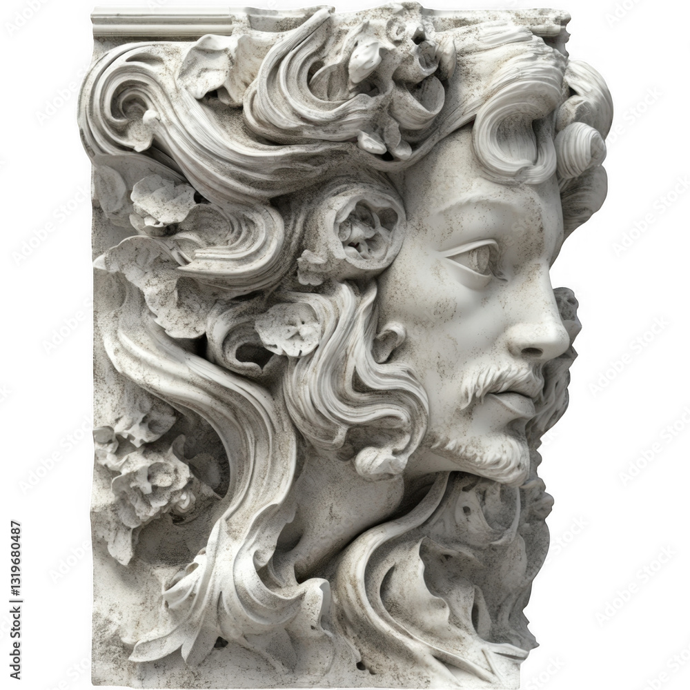Obraz premium Baroque Sculpture Fragment