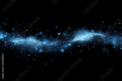 abstract bokeh light blue background