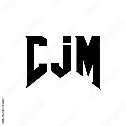 Free Download CJM letter logo design for technology company. CJM logo design black and white color combination. CJM logo, CJM vector, CJM design, CJM icon, CJM alphabet. CJM typography logo design. - GFXLoad