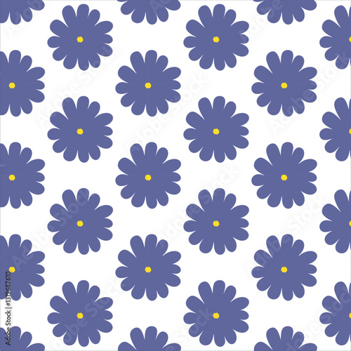 Seamless flowers pattern. Vintage botanical flowers on white background. style for banners, wallpaper, posters, websites, online shopping.