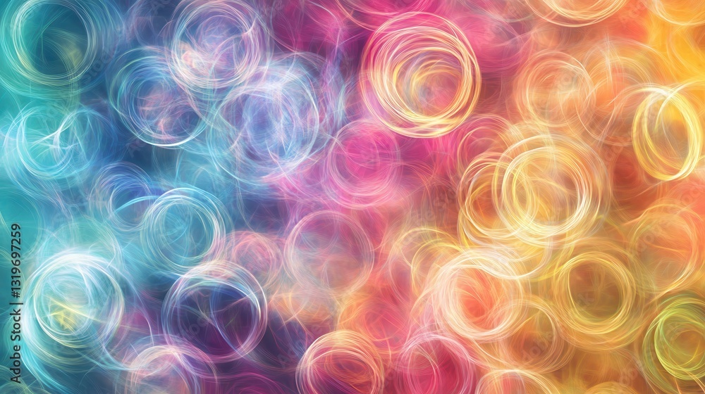 Abstract outline of light- colored circles bokeh. Blurred background Abstract outline of light- colored circles bokeh. Blurred background