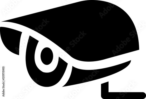 CC tv Camera icon vector design, Security camera icon, Cc tv symbol, CC TV Camera vector icon. Warning CCTV sign. Video surveillance. Transparent background
